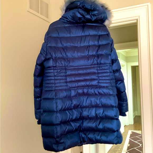 Metalic Blue Parka - Picture 3 of 7
